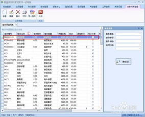 美容院會員管理軟件服務項目操作說明